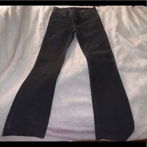 Gap Gray Corduroy Straight-leg Pants